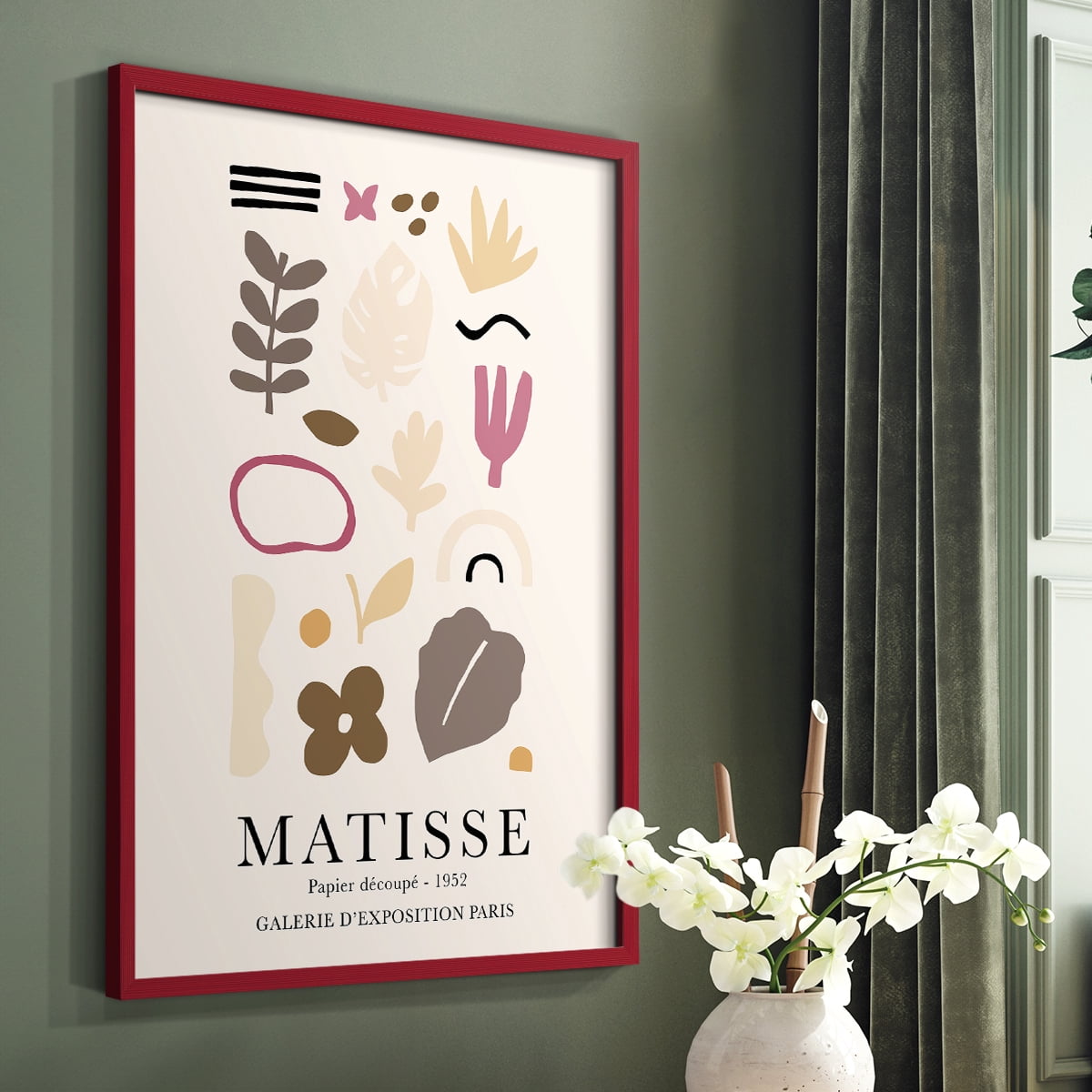 Matisse CCXXXIX in Solid Wood 11 x 14 Framed Print