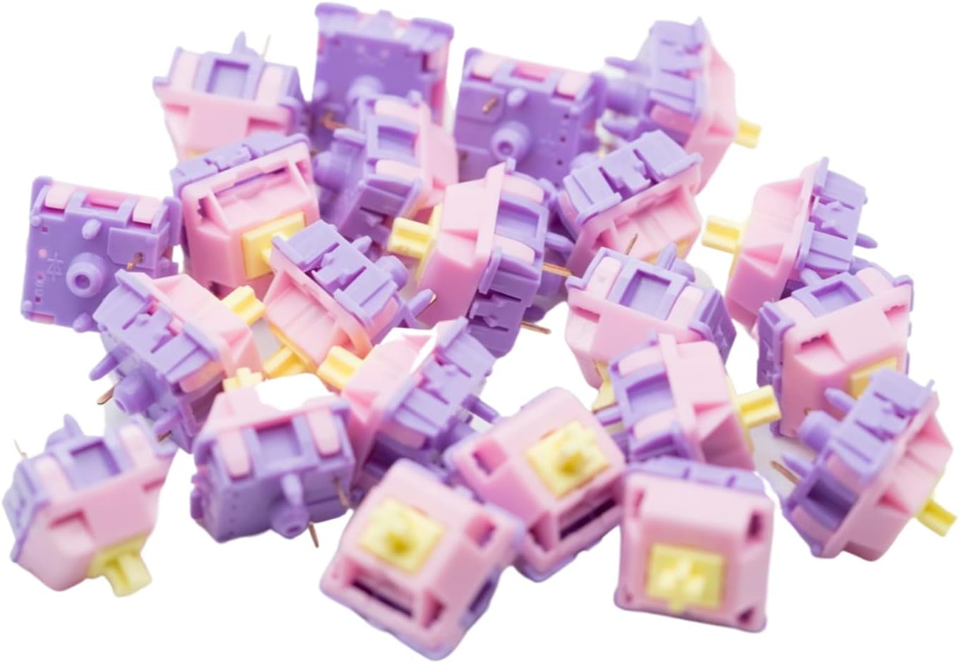 C³ Equalz x TKC Banana Split 62g Linear Switches for Custom Gaming Mechanical Keyboards (Banana split, 90 switches)