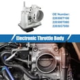 thumbnail image 2 of Unique Bargains Electronic Throttle Body No.220300T100/220300T080/2203037050 for Toyota Corolla 2011-2019 L4 1.8L, 2 of 6