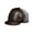 Brown, variant on Men's Real Cow Skin Leather Baseball Cap With Faux Fu-r Inside Brand New Style Winter Warm Russian Caps Hats ,Soft Feel