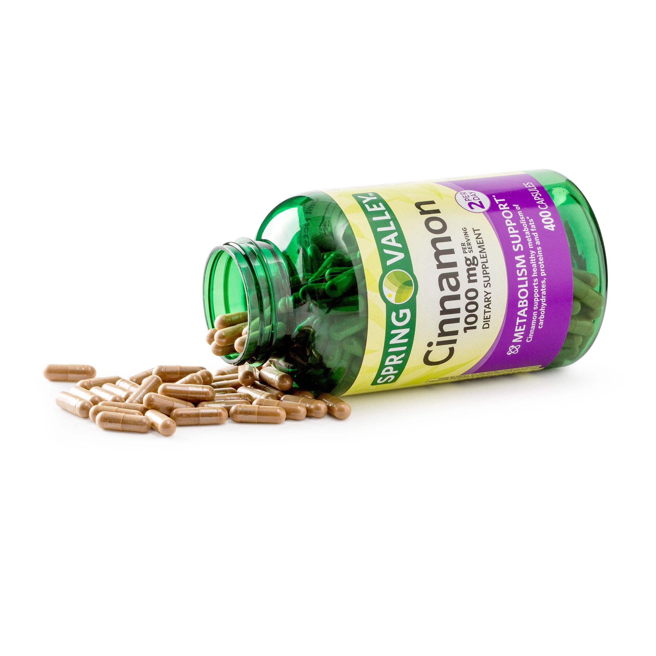 Spring Valley Cinnamon Capsules, 1000 mg, 400 Ct