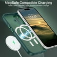 thumbnail image 2 of DOMAVER Magnetic iPhone 17 Case (6.3") - Slim Fit Matte Translucent Cover | MagSafe Compatible | Shockproof Anti-Yellowing | Green, 2 of 8