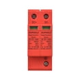 thumbnail image 2 of Mistaha Dispositif de Protection contre les Surtensions pour Systèmes Photovoltaïque DC 1000V, 2P/3P, Couleur Rouge, 40KA Imax, Design Modulaire, Boîtier en Plastique, 2.0KV Up, Installation sur Rail DIN, 2 of 6
