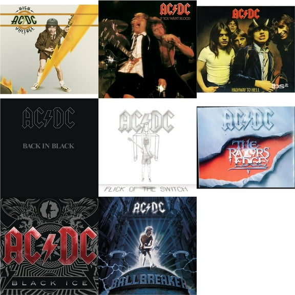 High Voltage & If You Want Blood You've Got It & Highway To Hell & Back In Black & Flick Of The Switch & Razor's Edge & Black Ice & Ballbreaker [CD Bundle]