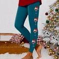thumbnail image 1 of WILLBEST Leggings de Cintura Alta Para Mujer, Mallas de Entrenamiento, Suaves, Elásticas, Con Estampado Navideño y Bloques de Color, Para Yoga, Correr, Gimnasio Extra Grande, 1 of 3