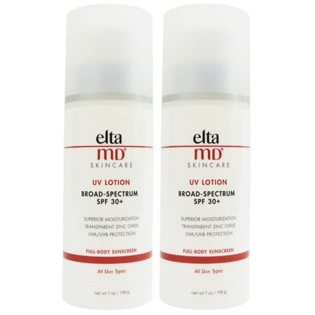 EltaMD UV Lotion Full Body SPF 30+ 7 Oz Airless Pump - Pack of 2