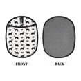 thumbnail image 2 of Pofeuu Border Collie Dog Print Silicone Pot Mat Mitten With Hanging Loop Heat Resistant Oven Mitts Non-Slip Bbq Baking Smoking Potholders, 2 of 7