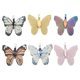 thumbnail image 4 of 2x Dijes de joyería de mariposas coloridas Hallazgos Collar Adornos Cobre ROSADO Zulema joyería colgantes encantos, 4 of 8