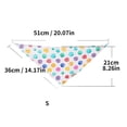 thumbnail image 3 of Pañuelo Para Perro Con Estampado De Lunares, Bufanda Para Mascotas, Lavable, Ajustable, Triangular, Suave, Accesorios De Disfraz, Decoración Para Perros, Gatos, Mascotas Methold PT001576-02, 3 of 7