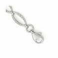 thumbnail image 3 of 14K White Gold Polished and D/C Bracelet, 3 of 3