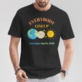 thumbnail image 2 of April 8 2024 Earth Moon Sun Cute T-Shirt, Total Solar Eclipse Celestial Event Graphic Tee, Adorable Space Lover Astronomy Shirt, Eclipse Watch Party Gift Top For Men Women, 2 of 3