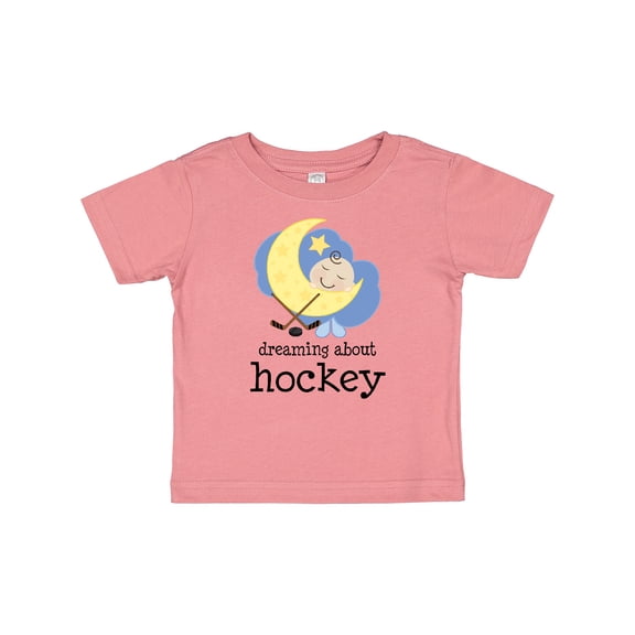 Inktastic Dreaming About Hockey Boys or Girls Baby T-Shirt