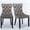 Gray, variant on Velvet Dining Chairs 2-Pcs Set, Upholstered High-end Tufted Dining Room Chair with Wood Legs Nailhead Trim for Kitchen (Beige)