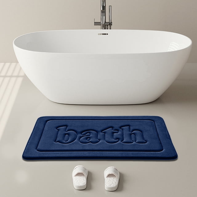 Yhmxh Bathroom Rugs Home Bathroom Absorbent Floor Mat Is Machine Washable Soft Comfortable And Quickly Absorbs Water Ensuring Stable And Non Slip Bathroom Floor Mat Living Room Rug Bath Mat