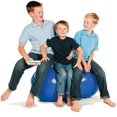 thumbnail image 5 of Durable Explosion-proof Gym Fitness Stability Exercise Peanut Ball Aerobic Yoga Ball Trainning Fitness Balls With Inflated Tool, 5 of 5