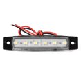 thumbnail image 4 of 10 piezas 24V cola 6 Smd Led indicadores laterales lámpara trasera luz blanca YONGSHENG, 4 of 4