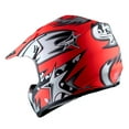 thumbnail image 5 of Wow! Youth Kids Motocross Helmet BMX MX ATV Dirt Bike HBOY Star Matt Red, 5 of 5