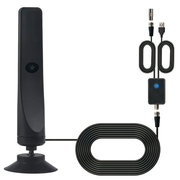 TV Antenna - Digital Antenna for TV Support 4K 1080p Antenna TV Digital HD Indoor -TV Antenna for Smart TV and All Older TV's