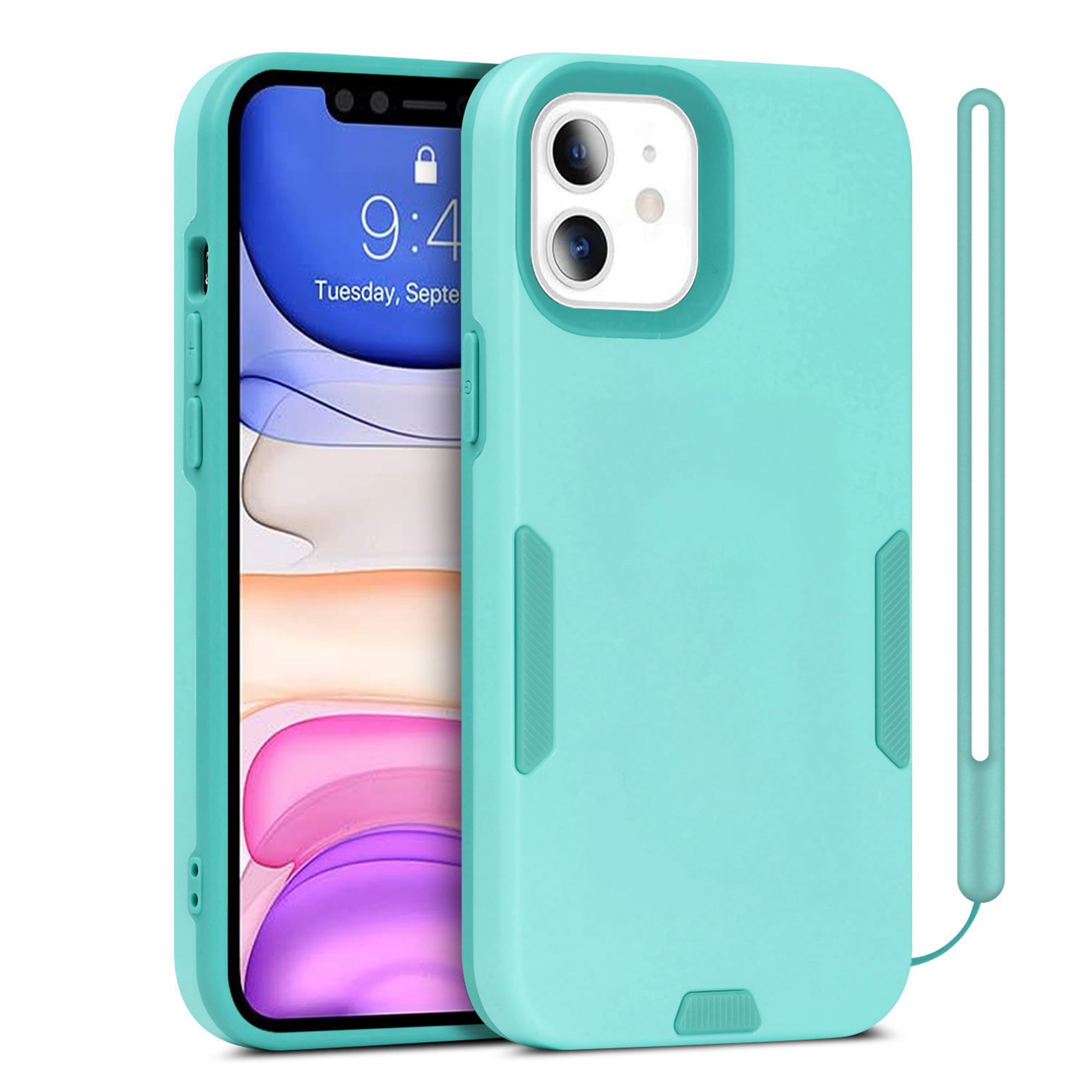 Dteck iPhone 11 Case, Drop Protection Full Body Rugged Heavy Duty Case