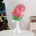 thumbnail image 3 of Gorro navideño de peluche de elfo, gorro de Papá Noel con bonitas rayas, gorros creativos de pavo con dibujos animados, adornos para fiestas de Navidad de Año Nuevo, accesorios de decoración, 3 of 5