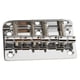thumbnail image 3 of 4-String Electric Bass Bridge Saddles Tailpiece Hard Tail Piezas de Repuesto, 3 of 9