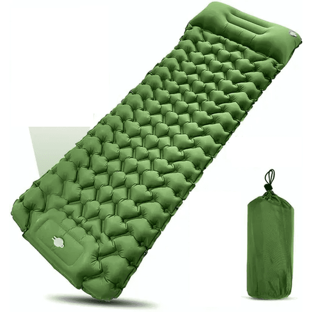 Colchón Inflable Portátil Ultraligero Para Acampar Malubero Malu1427