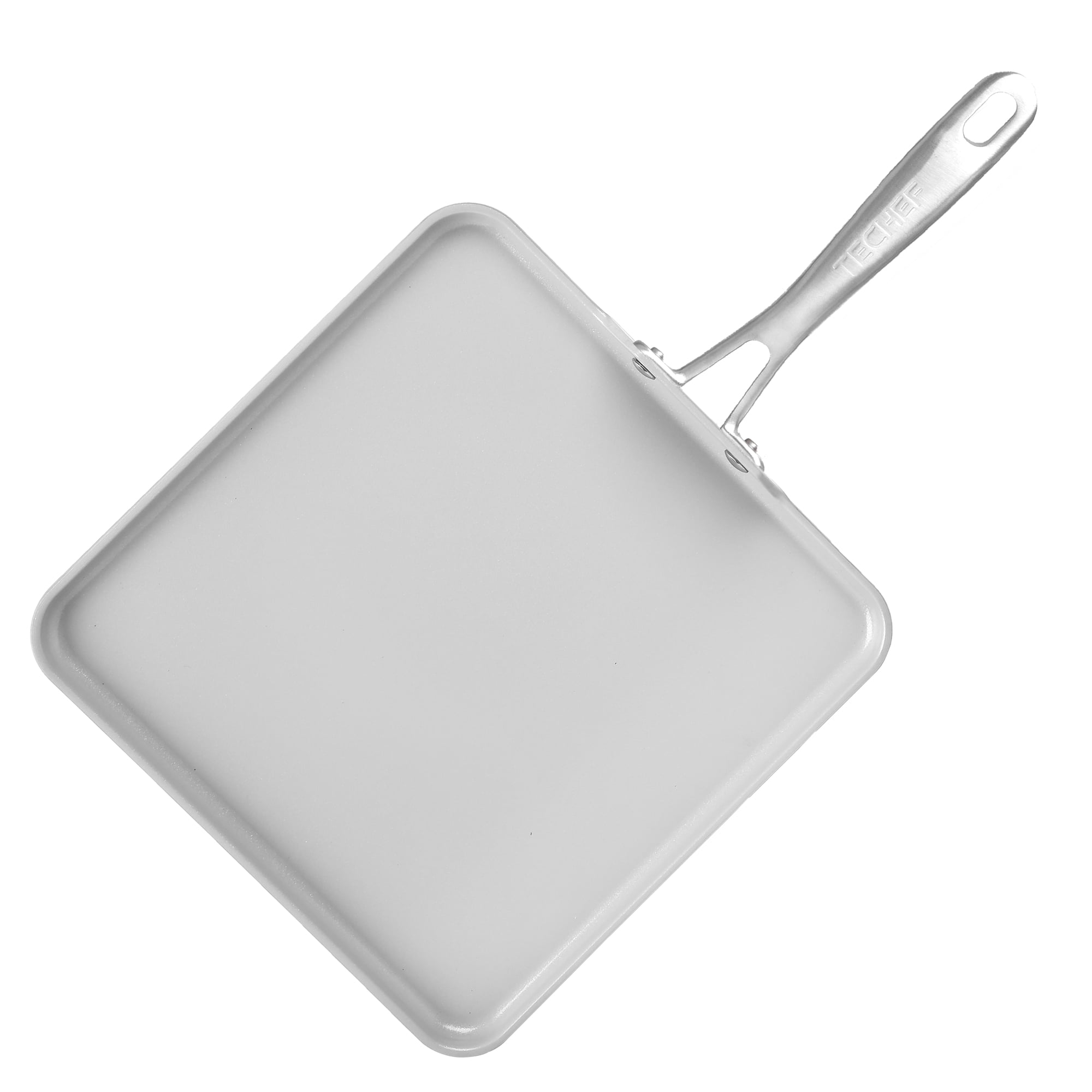 TECHEF - CeraTerra Ceramic Nonstick Square Griddle Pan, Oven & Dishwasher Safe, Made in Korea