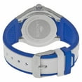 thumbnail image 3 of 2000799 Women's Valencia White Dial Blue and White Rubber Strap Watch, 3 of 4