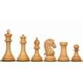 thumbnail image 2 of The Craftsman Series Chess Set with African Padauk & Boxwood Pieces - 3.75" King, 2 of 3