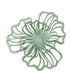 thumbnail image 5 of Decoración de pared de metal, flor decorativa de pared, estilo moderno, adorno floral de pared Verde Pequeño, 5 of 9