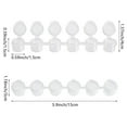 thumbnail image 2 of 50 Strips Paint Pots Strips,300 2Ml/0.07 Oz Empty Cup with Lids, for Classrooms Paintings Art Festivals, 2 of 8