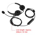 thumbnail image 4 of Auriculares De Servicio Al Cliente, Auriculares Montados Ajustables Reducción De Ruido Ergonómico Para Computadora, 4 of 8