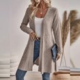 thumbnail image 4 of Enjoytime Cardigan for Women Open Front Long Sleeve Long Cardigans Fall Winter Warm Cozy Casual Ribbed Knit Sweater Coat, 4 of 5