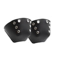 thumbnail image 2 of 1 par de accesorios de piel sintética Cola Protectores extraíbles para los dedos de los pies Negro, 2 of 5