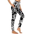 thumbnail image 4 of Women's High Waisted Yoga Leggings with Pockets，Bohemian Pattern，Tummy Control Non See Through Workout Athletic Running Yoga Pants, 4 of 6