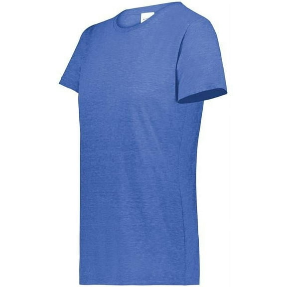 Augusta Sportswear 6961.U55.S Ladies All-Day Core Basic Tri-Blend T-Shirt, Royal Heather - Small