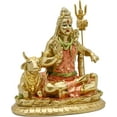 thumbnail image 5 of alikiki Indian God Shiva Idol Statue - Hindu God Lord Shiva Statue Indian Home Temple Mandir Pooja Item Puja Murti Decor Diwali Gifts Meditation Yoga Room Altar Shrine Decoration, 5 of 10
