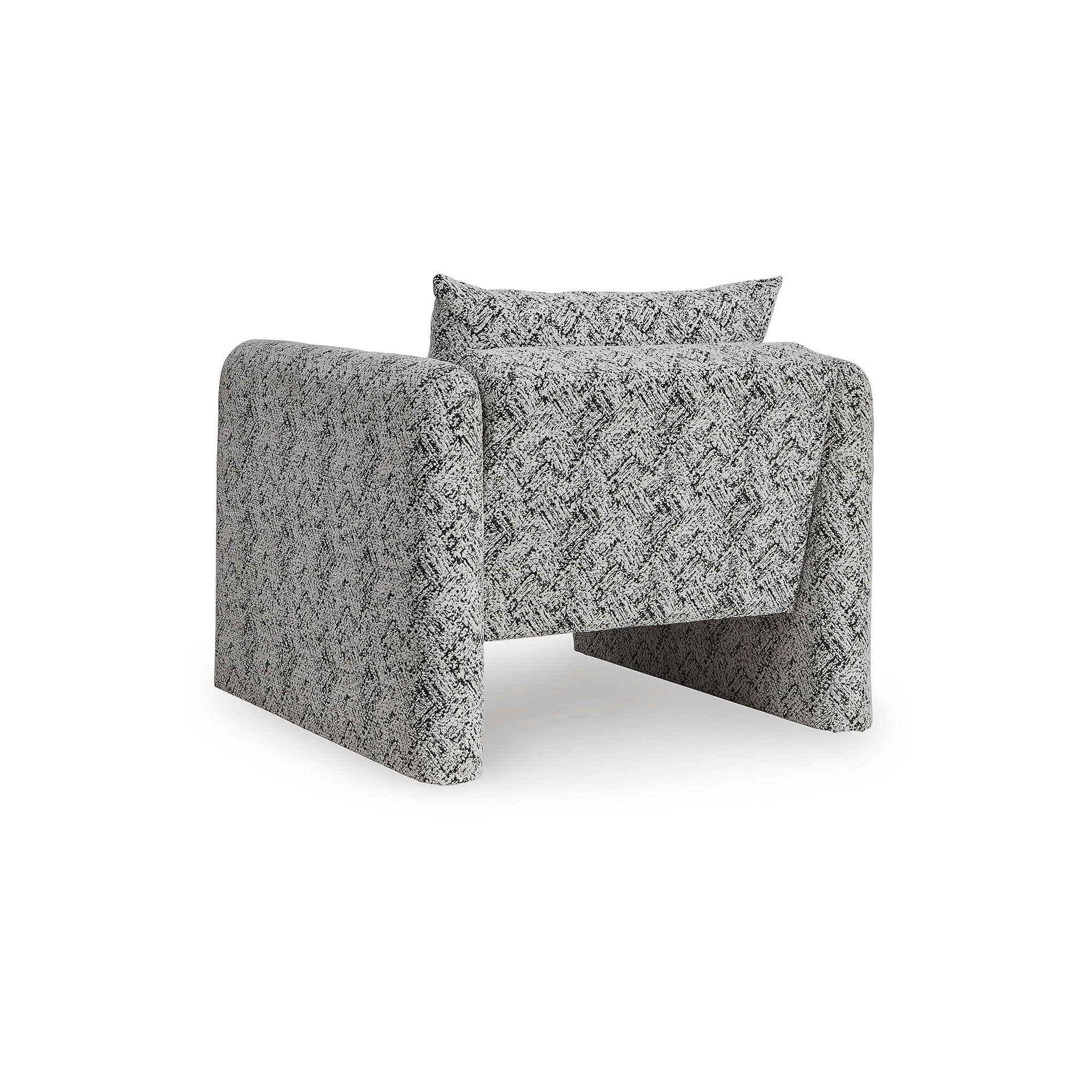 (2 pack) Signature Design by Ashley Kenbell Modern Geometric Accent Chair