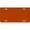 Orange, variant on Yellow Solid Blank Metal License Plate