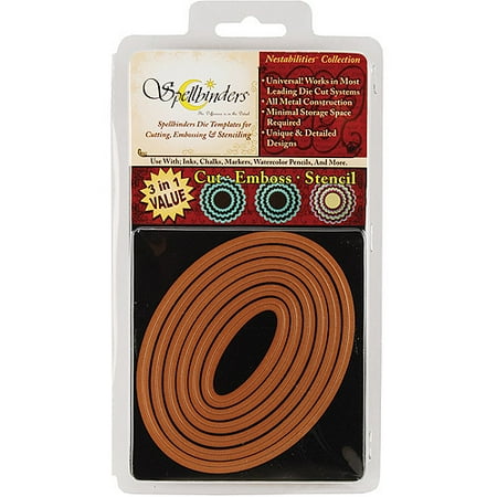 Spellbinders Nestabilities Dies-Petite Oval, Small - 6