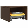 thumbnail image 5 of vidaXL Robot Mower Garage Brown 33.9"x35.4"x20.5"/22.4" Poly Rattan, 5 of 9