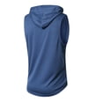 thumbnail image 5 of Zhanqunnn Men's Tank Tops for Casual Sports Gym Summer Comfortable Sleeveless Hooded Tops for Everyday Wear with Versatile Style Mens Compression Shirts Mens T Shirt, Size L, 5 of 9
