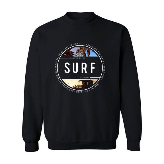 Surf Sweatshirt Men -Image by Shutterstock, Male Medium