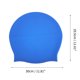 thumbnail image 4 of Gorro de natación sólido impermeable de silicona azul de 1 pieza de Bargains Únicos, 4 of 5