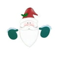 thumbnail image 1 of Santa Snowman Fence Topper Ornament, Beautiful Decoration, Hand Made, Create Atmosphere, Wide Application, Christmas Gift, 1 of 8