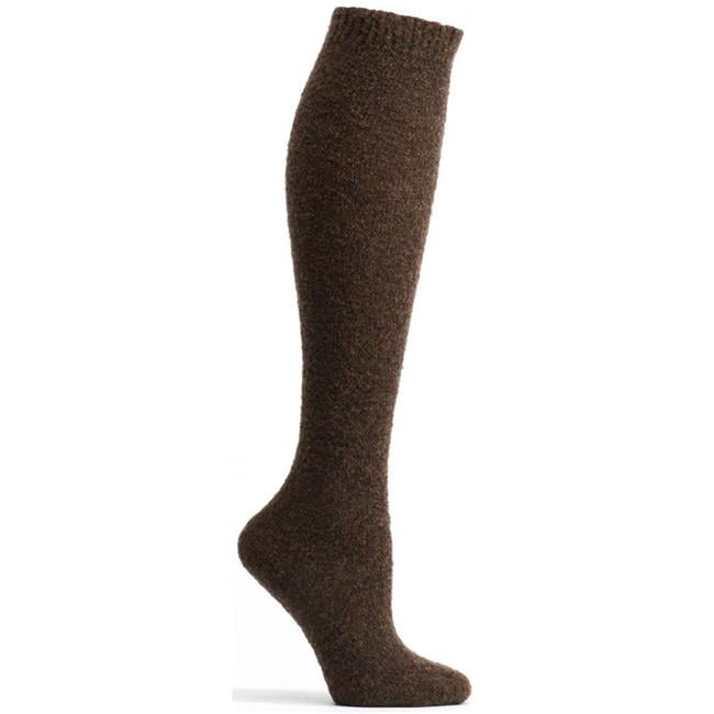 Set of 2 Ozone Design W5011-12 Womens Laine Polaire Knee High Socks44; Brown One Size Fits Most 