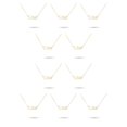 thumbnail image 3 of sweethay Inglés letra doce signo del zodiaco constelaciones tema collar del zodiaco Ins joyería exquisita cadena colgante Libra oro libra de oro 10Conjunto, 3 of 6