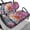Vibrant Floral Medley, variant on Pzuqiu Mountain Forests Golf Cart Seat Covers Elastic, for Outdoor Vehicle, Golf Cart Seat Covers and Backrest Cover, Compatible with Golf Carts Yamaha