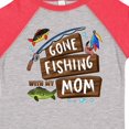 thumbnail image 4 of Inktastic Gone Fishing with My Mom Boys or Girls Toddler T-Shirt, 4 of 5
