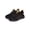 ORANGE, variant on Men's Black Knit Athletic Sneakers Lightweight Breathable Running Shoes with Non-Slip Sole for Training and Daily Wear